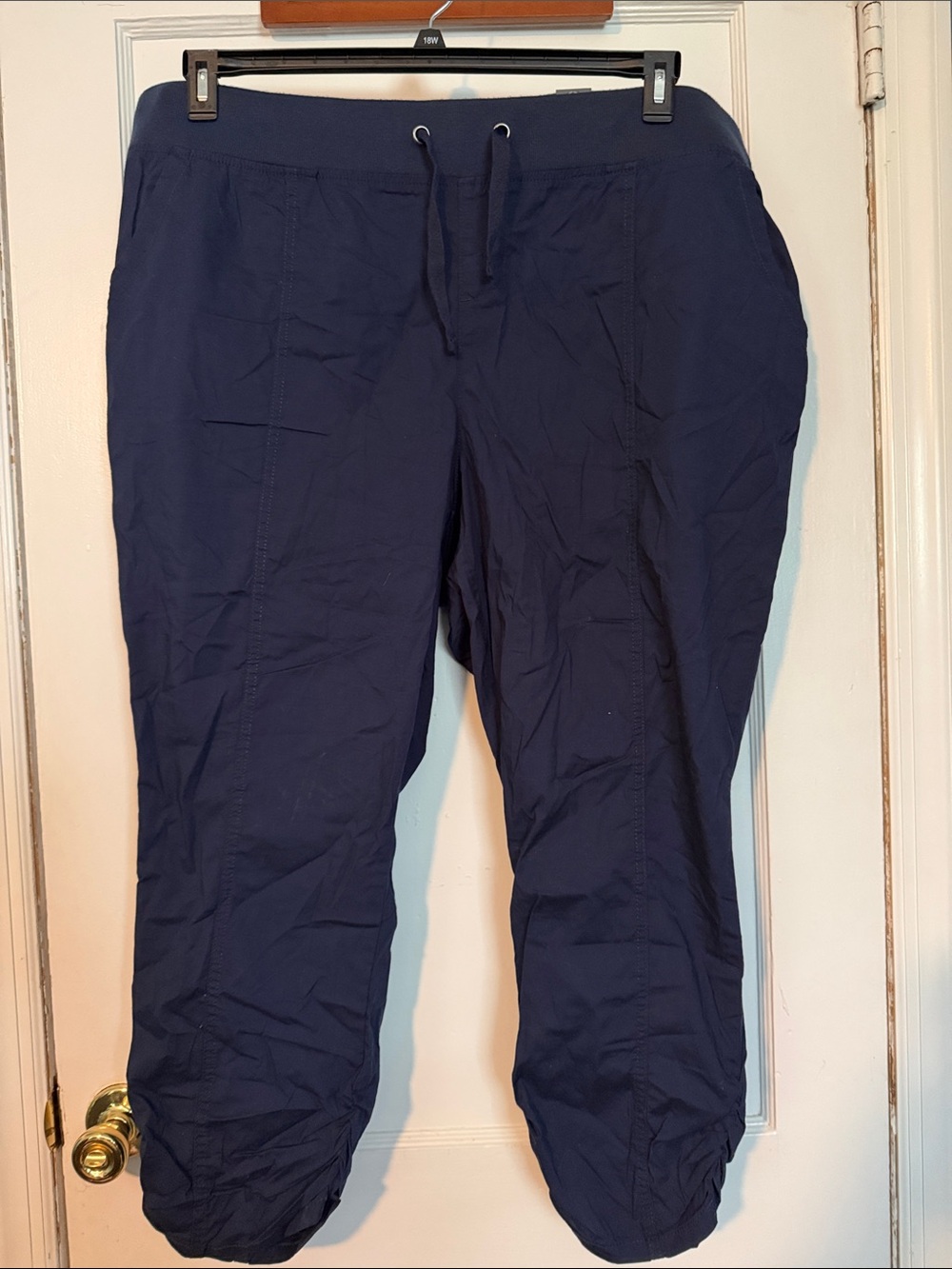 torrid Navy Blue Cropped Drawstring Pants